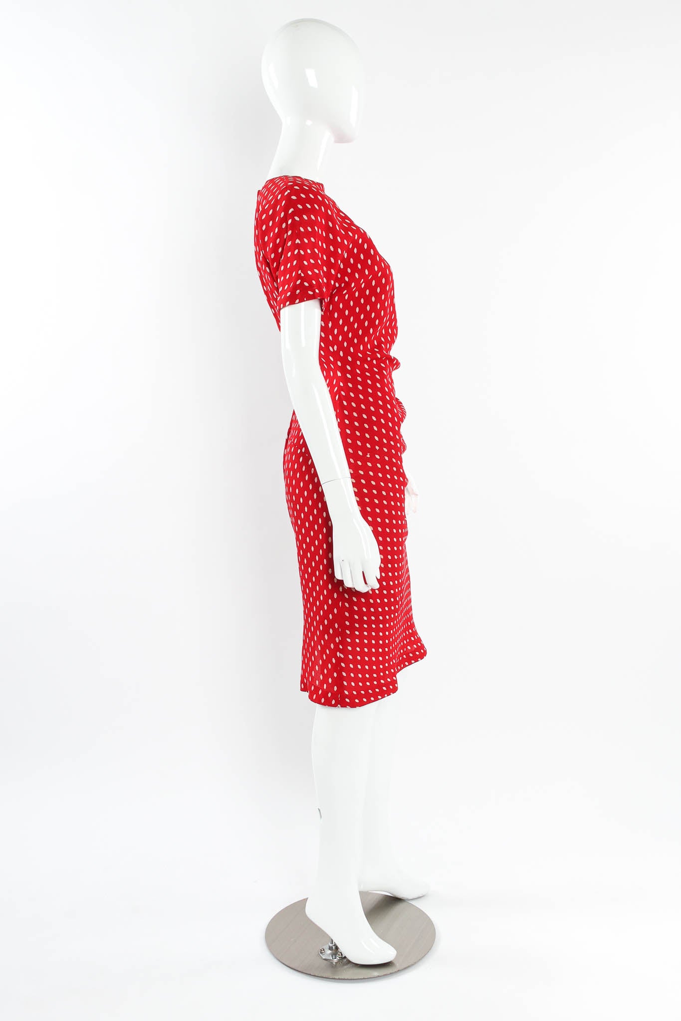 Vintage Fontana Red Polka Dot Bolero & Dress Set mannequin side @ Recess Los Angeles
