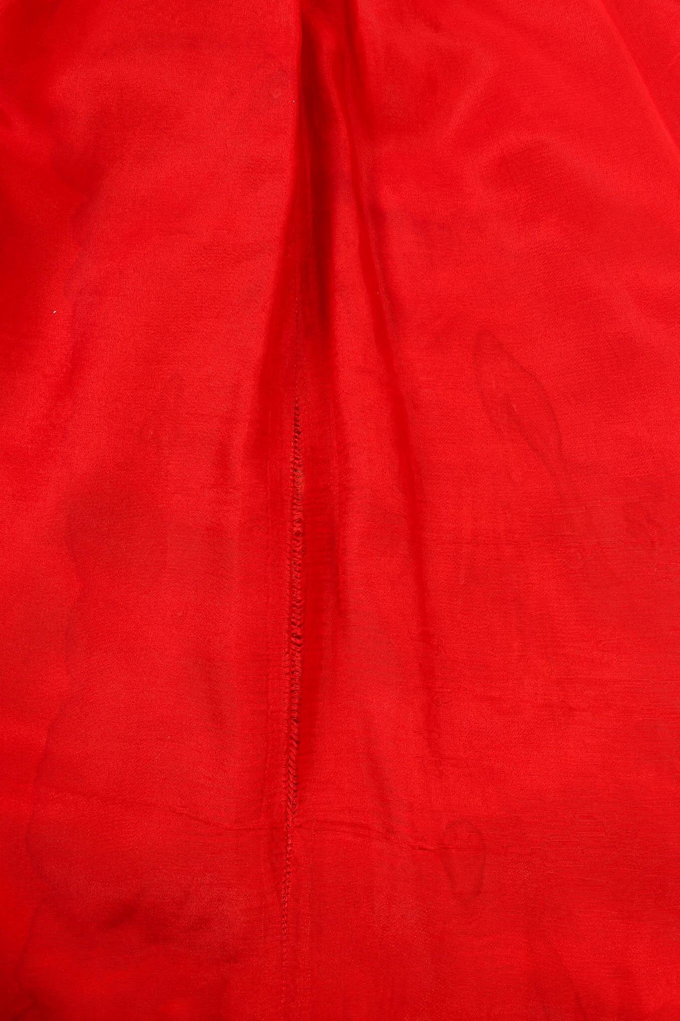 Vintage Fontana Red Polka Dot Bolero & Dress Set side liner stain/detaching @ Recess Los Angeles