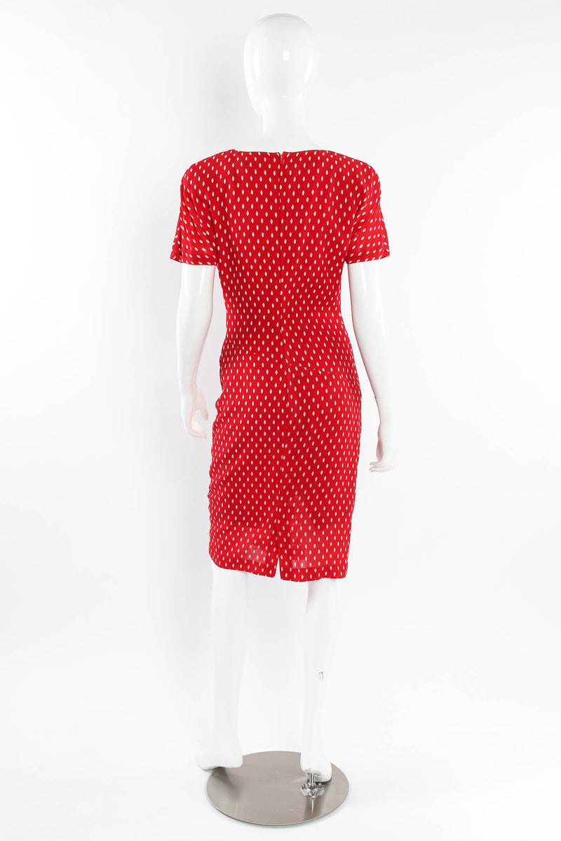 Vintage Fontana Red Polka Dot Bolero & Dress Set mannequin back dress @ Recess Los Angeles