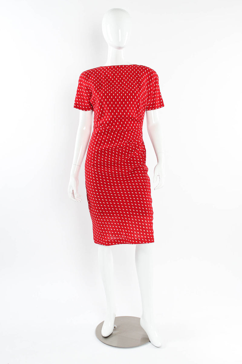 Vintage Fontana Red Polka Dot Bolero & Dress Set mannequin front dress @ Recess Los Angeles
