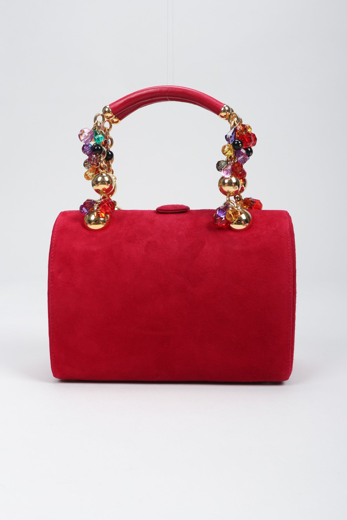 最も  Franco_Bellini_Red_Velvet_Jewe バッグ