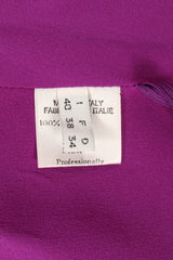 Vintage Genny for Fred Hayman Silk Ruched Tube Top size tag @ Recess Los Angeles