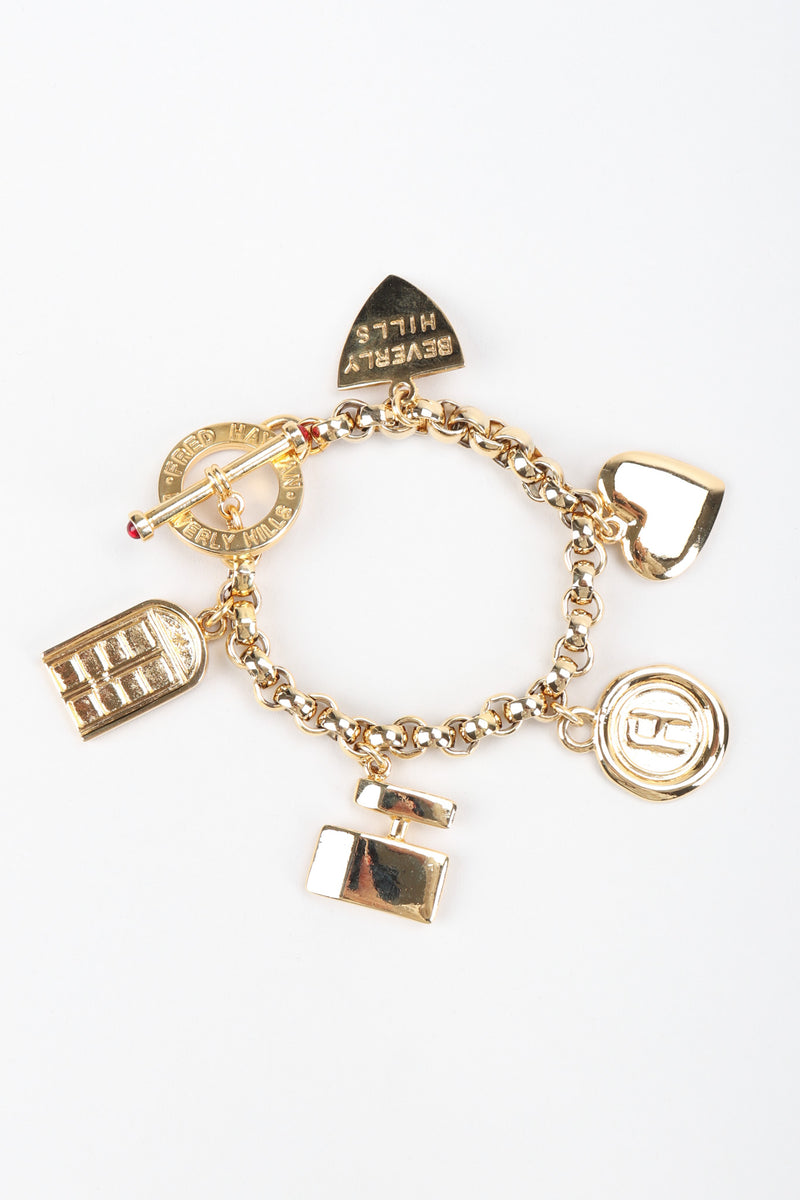 Recess Los Angeles Vintage Fred Hayman Beverly Hills Rodeo Drive Giorgio Charm Bracelet
