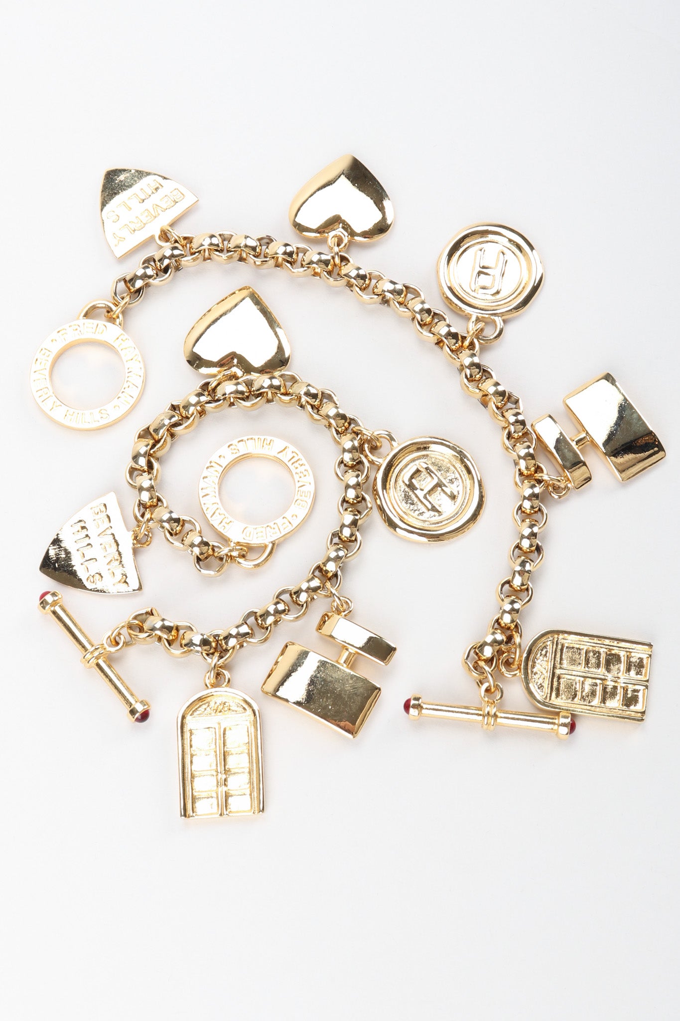 Recess Los Angeles Vintage Fred Hayman Beverly Hills Rodeo Drive Giorgio Charm Bracelet