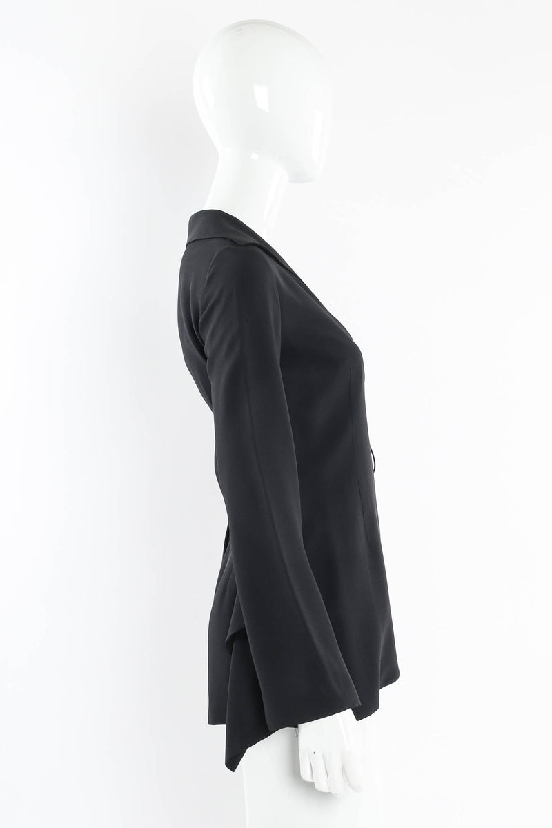 Vintage Future Ozbek Kimono Sleeve Wrap Top mannequin side @ Recess Los Angeles