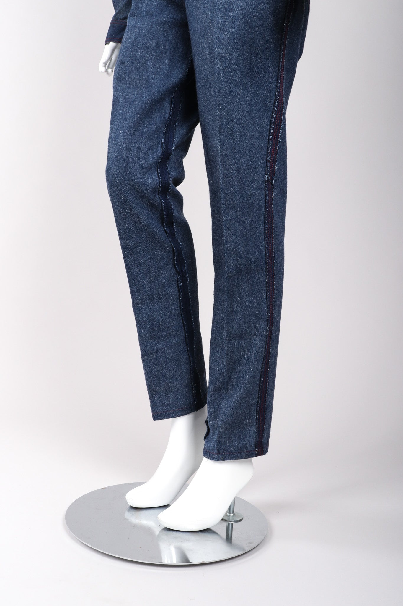 Recess Los Angeles Vintage Future Ozkek Reverse Denim Jacket & Pant Set Canadian Tuxedo
