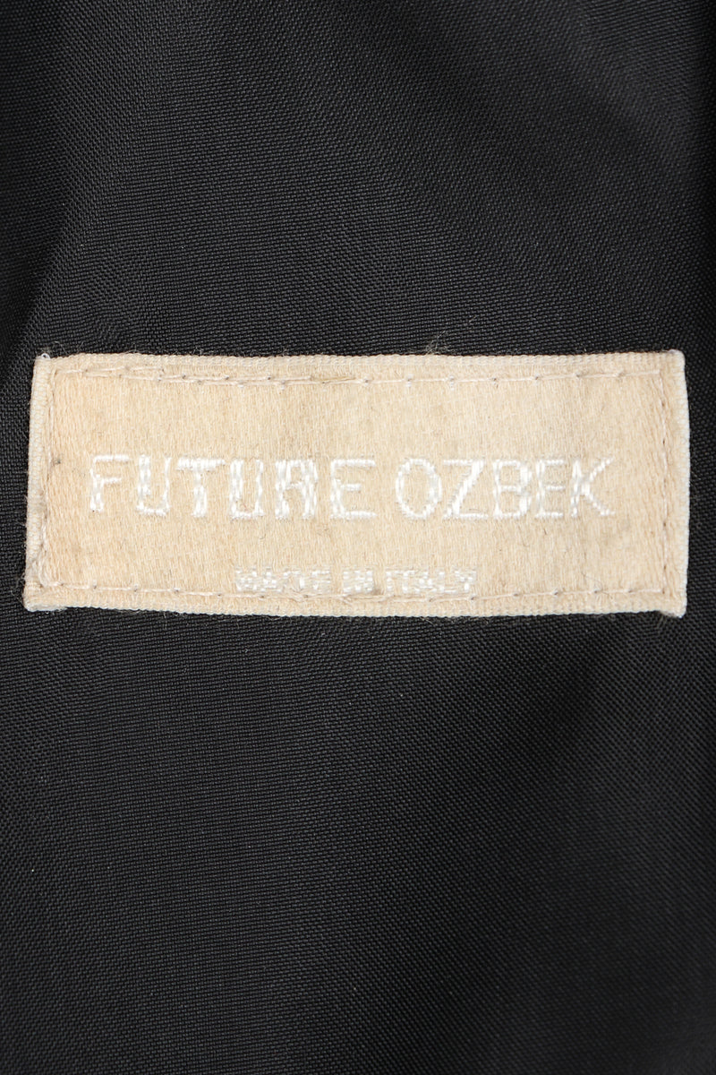 Recess Designer Consignment Vintage Future Ozbek Matrix Maxi Coat Dress Los Angeles Resale