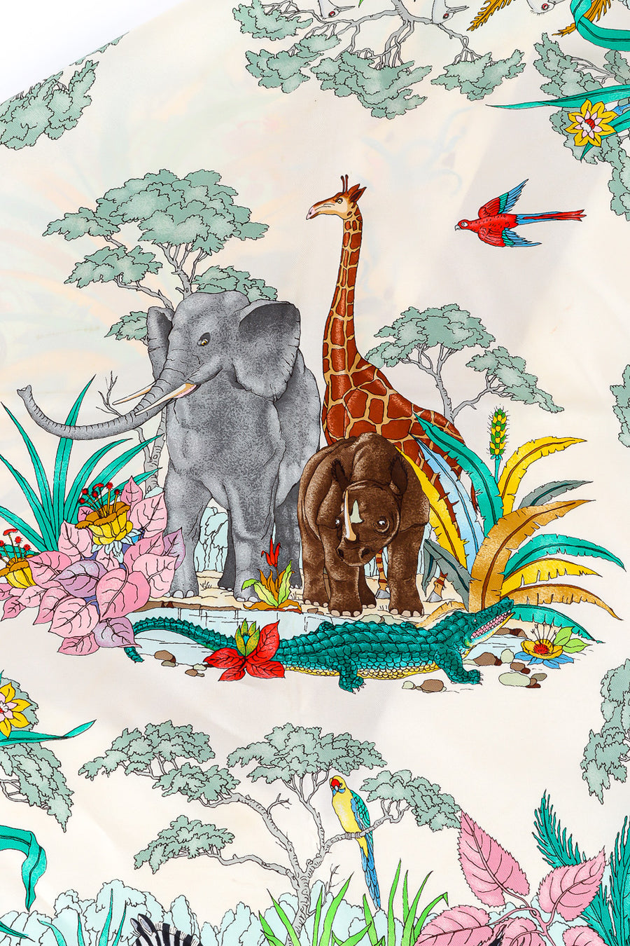 GUCCI グッチトロピカルジャングルデザイン スカーフ GUCCI グッチトロピカルジャングルデザイン スカーフ