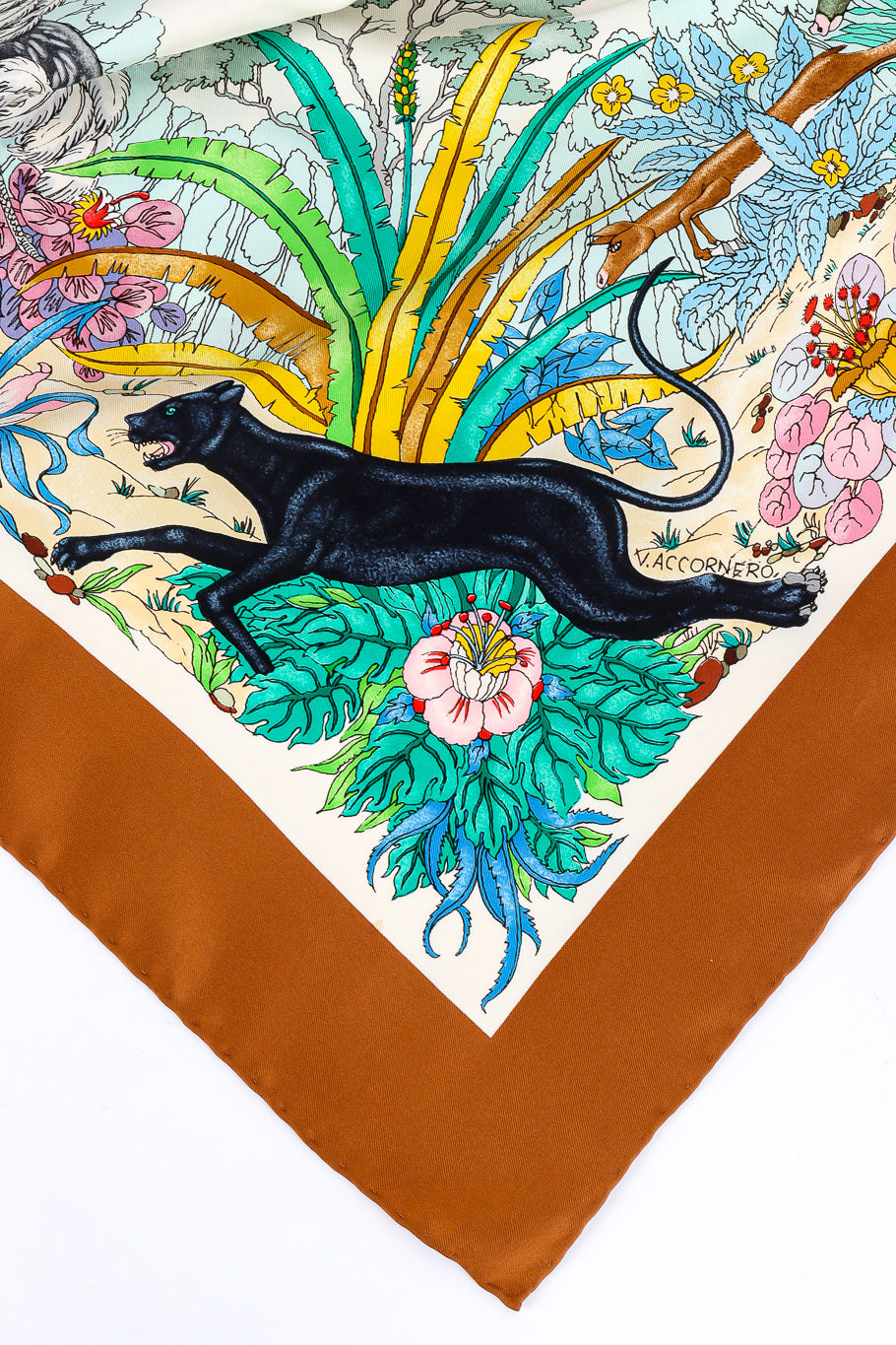 Colorful jungle print scarf by Gucci panther @recessla