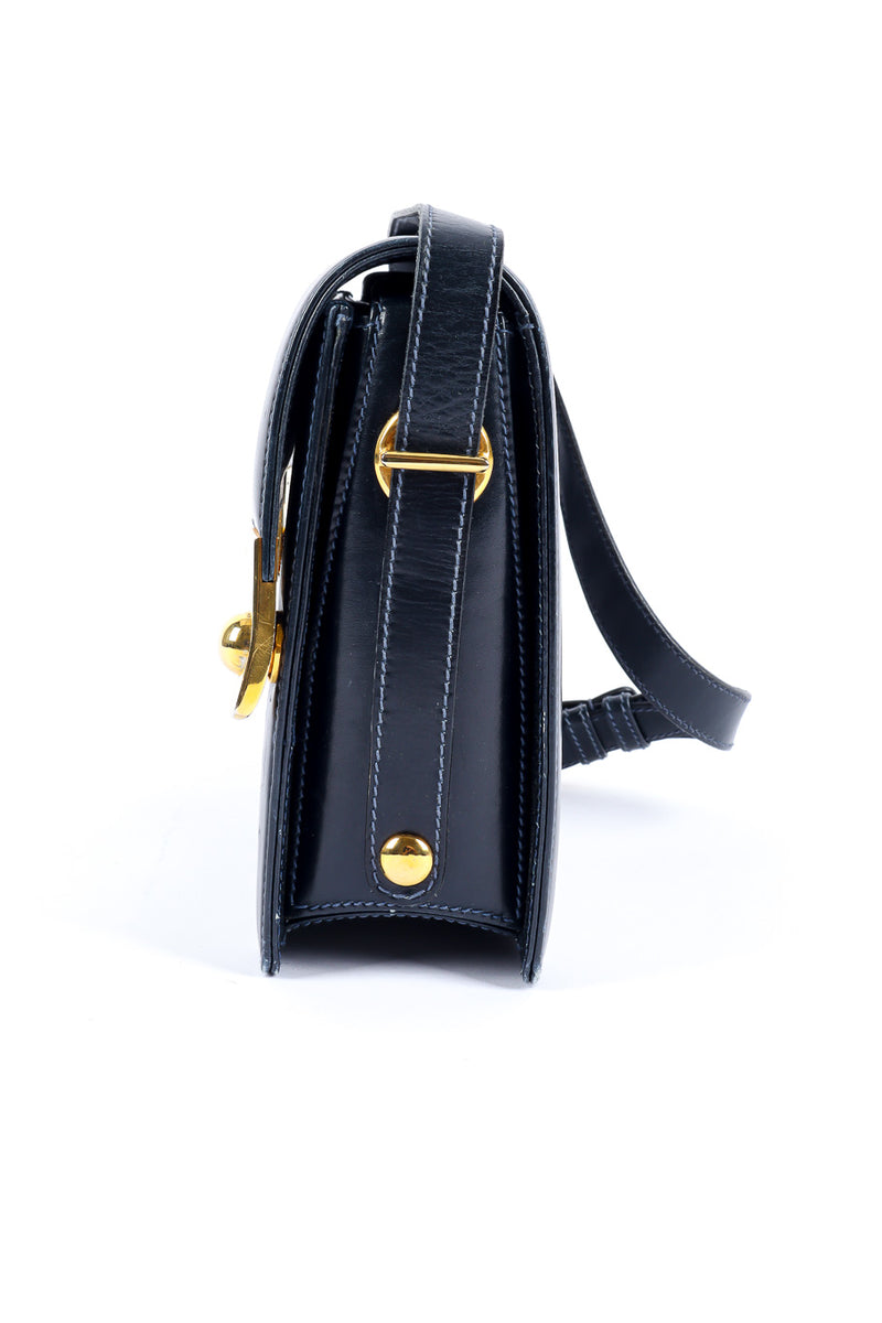 Gucci monogram shoulder bag leather detail @recesla