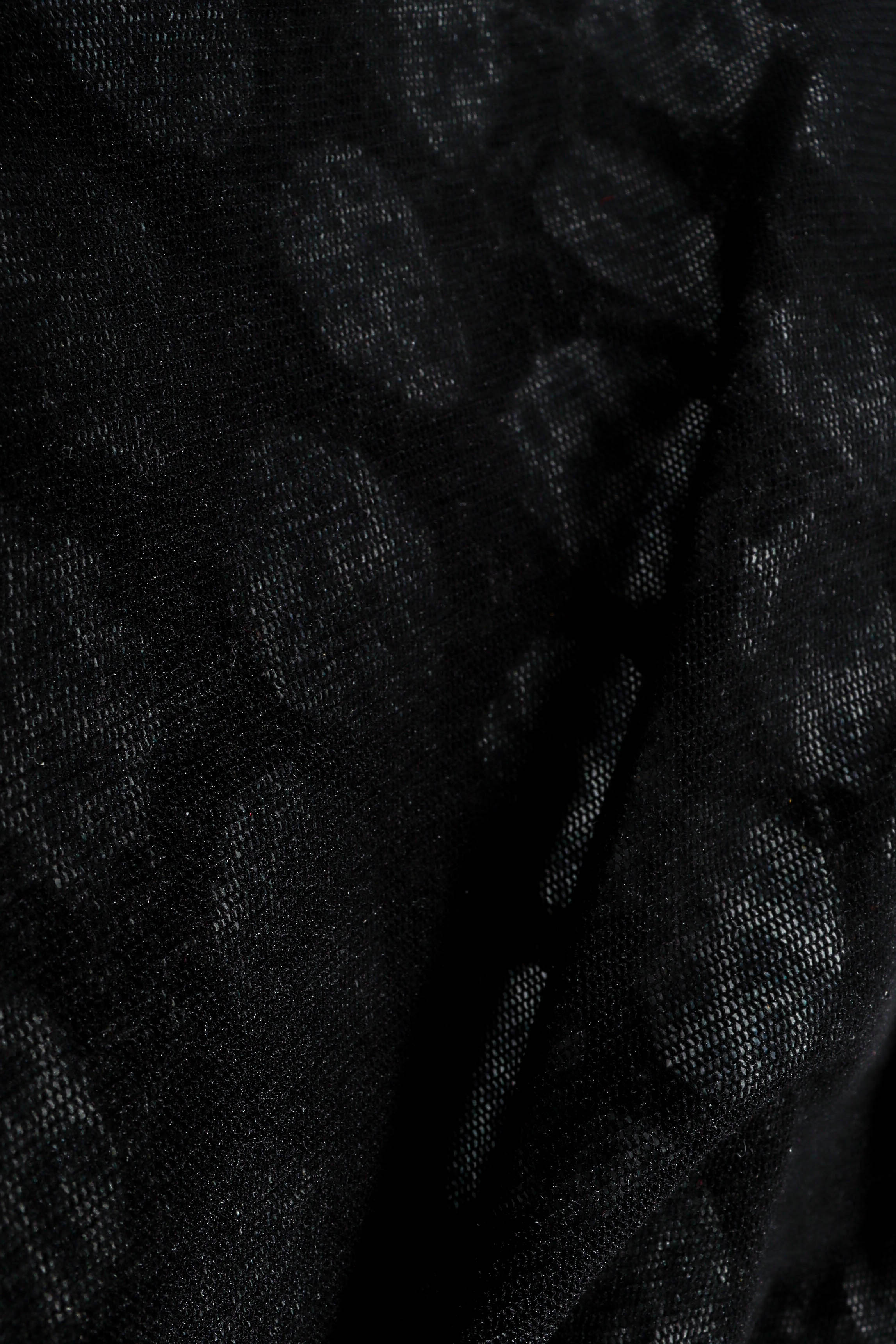 Vintage Jean Paul Gaultier Soleil Mesh Snow Leopard Turtleneck Top inverse fabric detail @ Recess LA