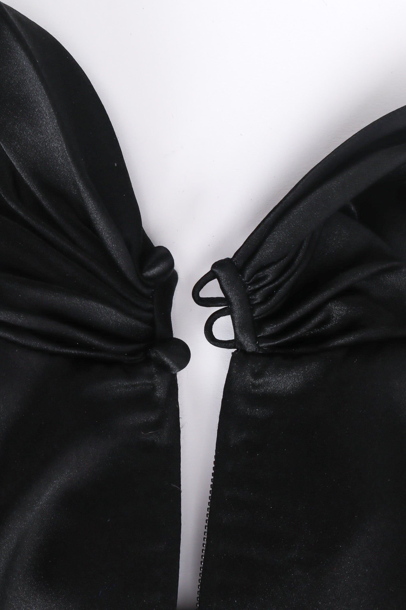 Fringe silk shift dress by Galanos Button View @recessla