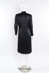 Fringe silk shift dress by Galanos Back View @recessla