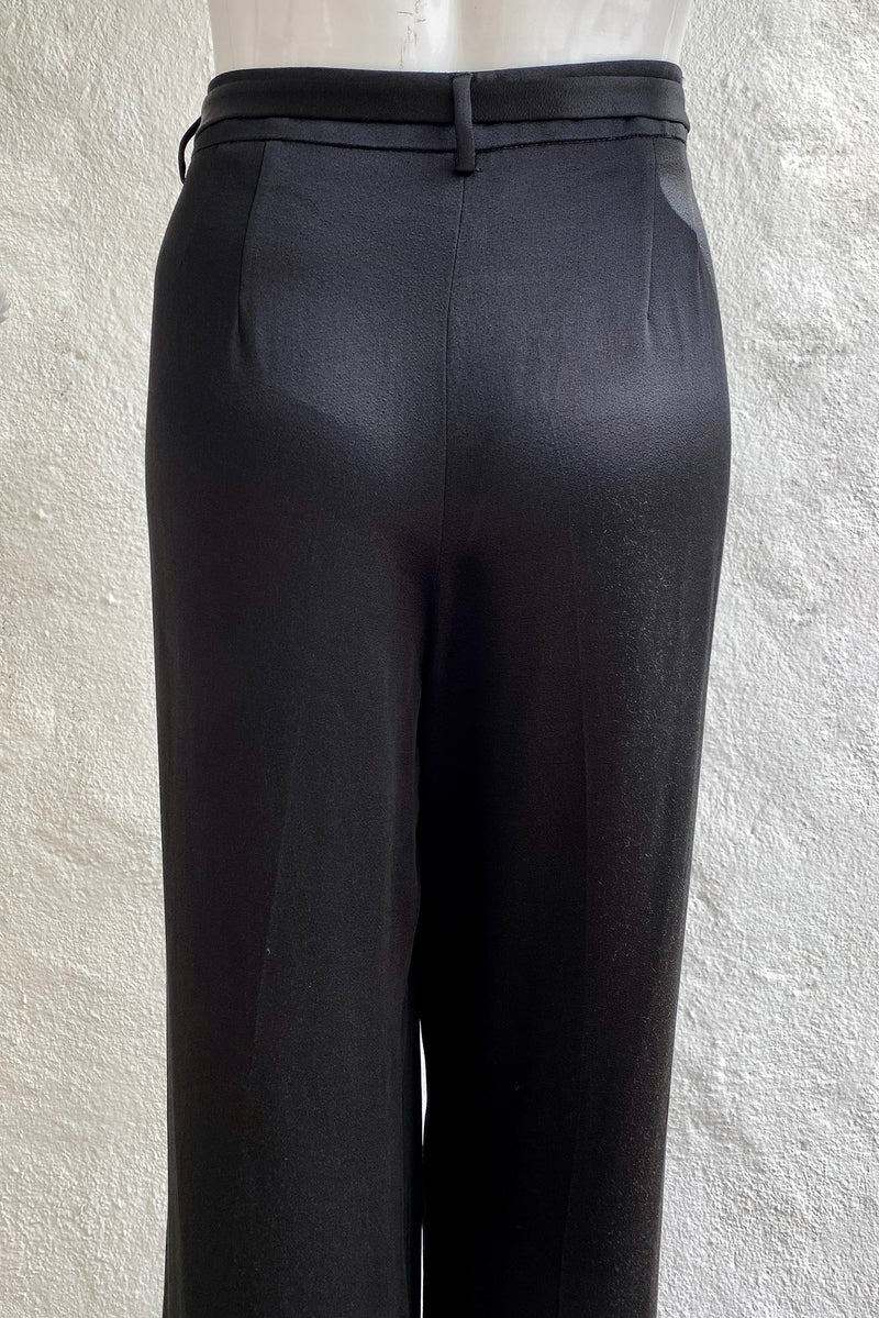Vintage John Galliano Belted Silk Sailor Pant on Mannequin backside at Recess Los Angeles