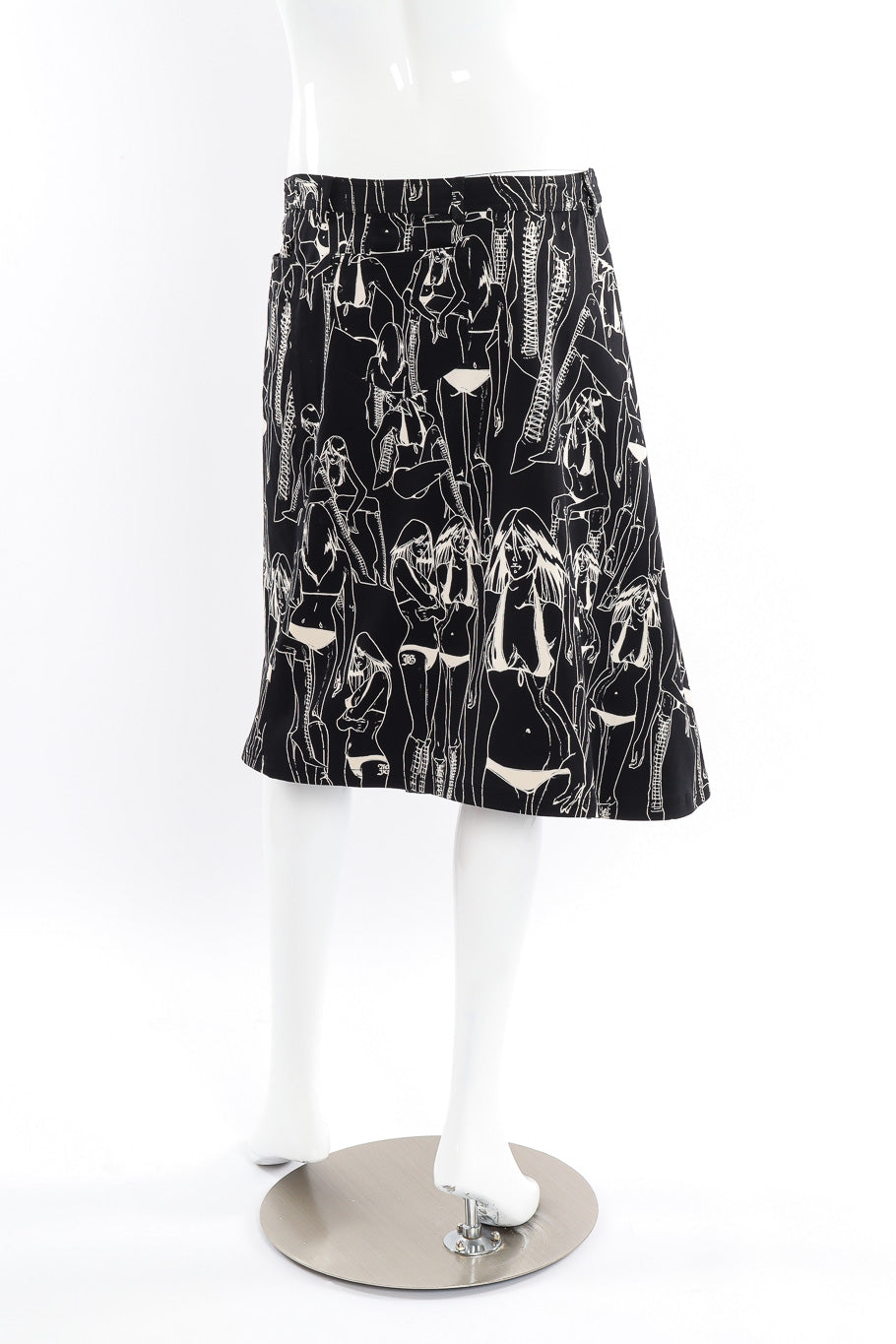 Wrap skirt by John Galliano mannequin back @recessla