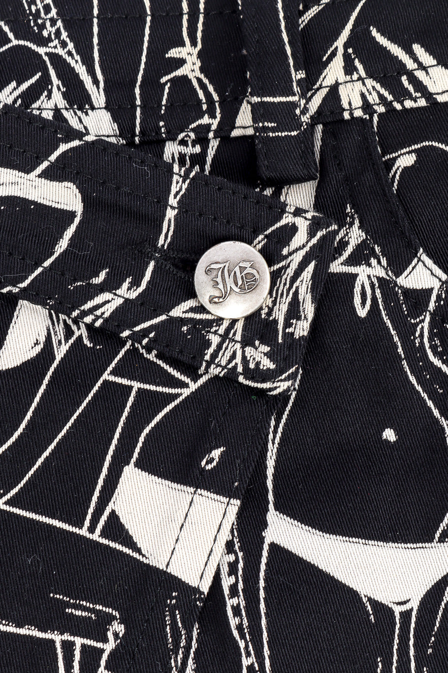 Wrap skirt by John Galliano JG button @recessla