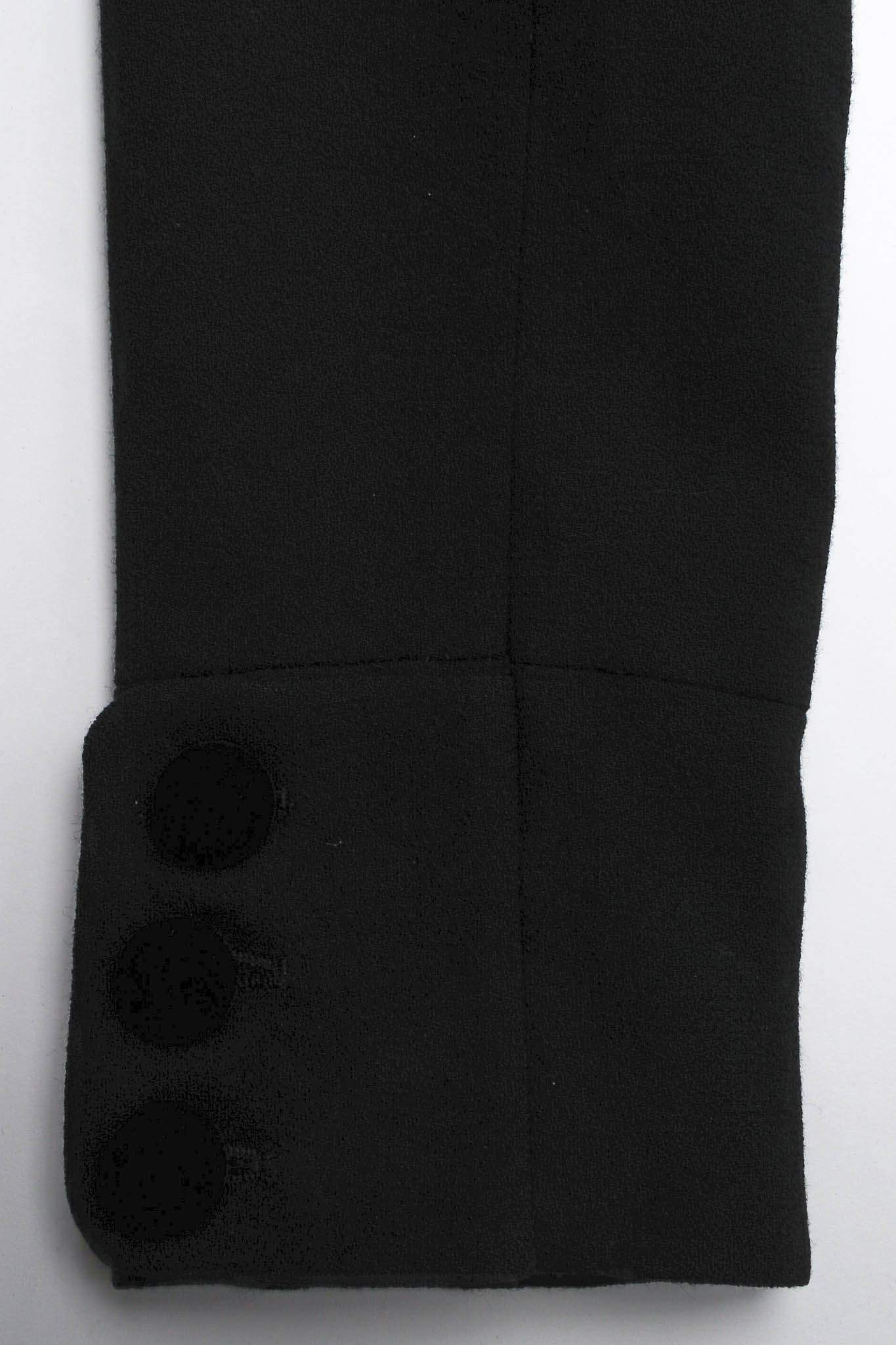 Vintage John Galliano Double Breasted Wool Tuxedo Crop Jacket sleeve cuff/button@ Recess LA