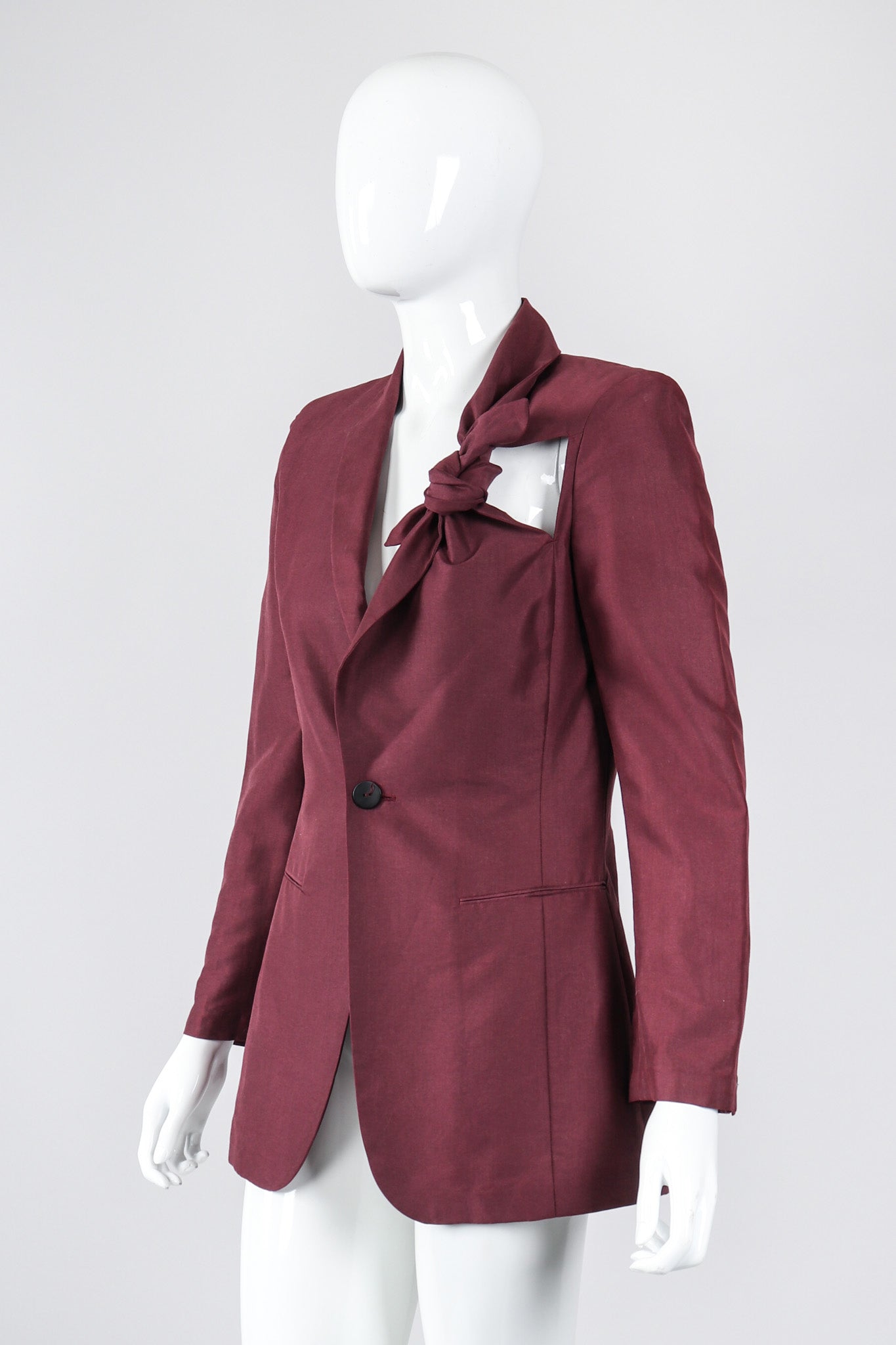 Recess Los Angeles Vintage Jean Paul Gaultier Cutout Slash Blazer Jacket