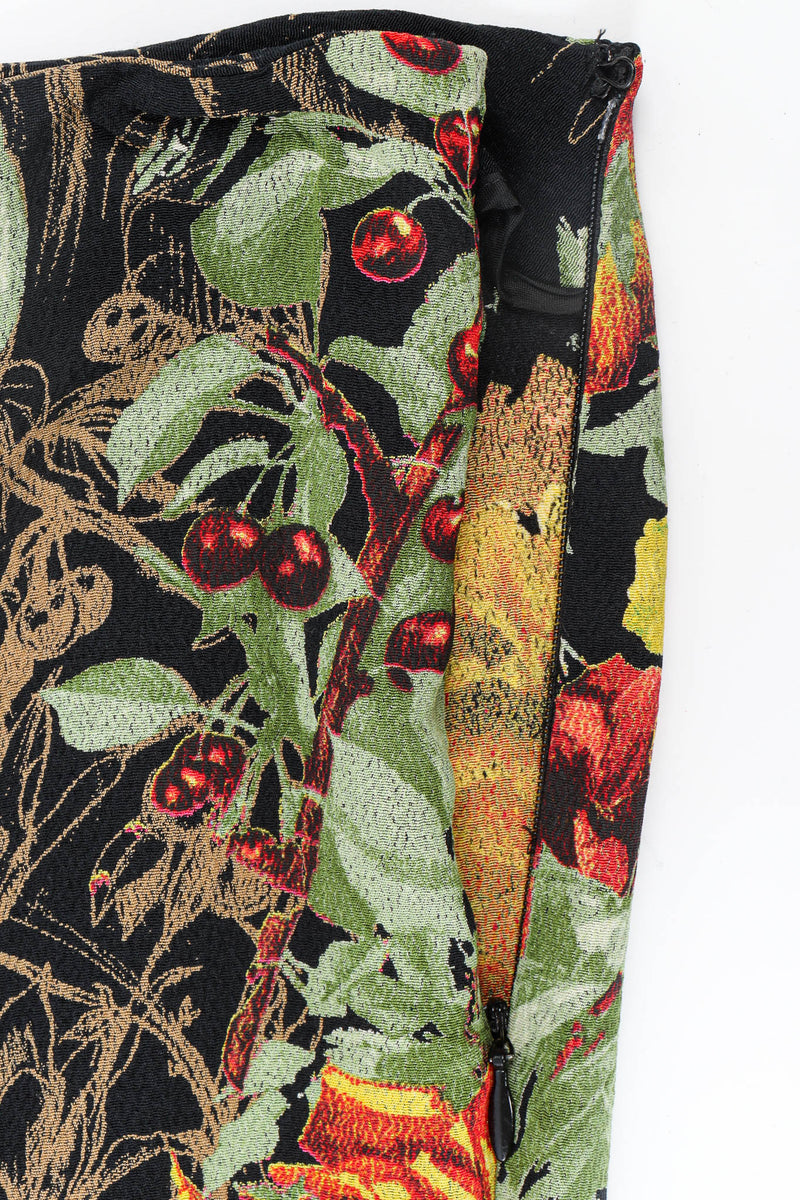 Vintage Jean Paul Gaultier 1999 S/S Fruit Arrangement Silk Pant zipper @ Recess Los Angeles