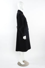 Vintage Jean Paul Gaultier Double Breasted Wool Coat mannequin side @ Recess LA