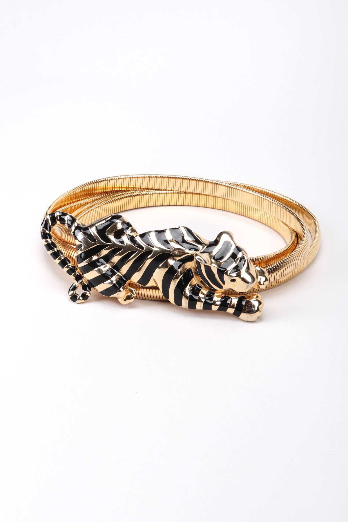 Designer Vintage Unsigned Panther Belt 30\