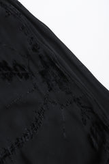Recess Los Angeles Vintage Ghost 90s Sheer Velvet Burnout Slip Dress