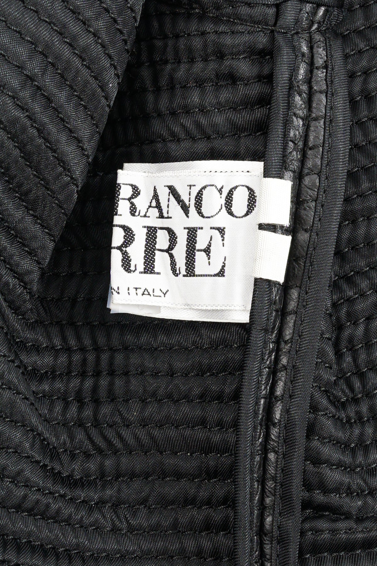 Vintage Gianfranco Ferre Quilted Leather Lace Jacket – Recess