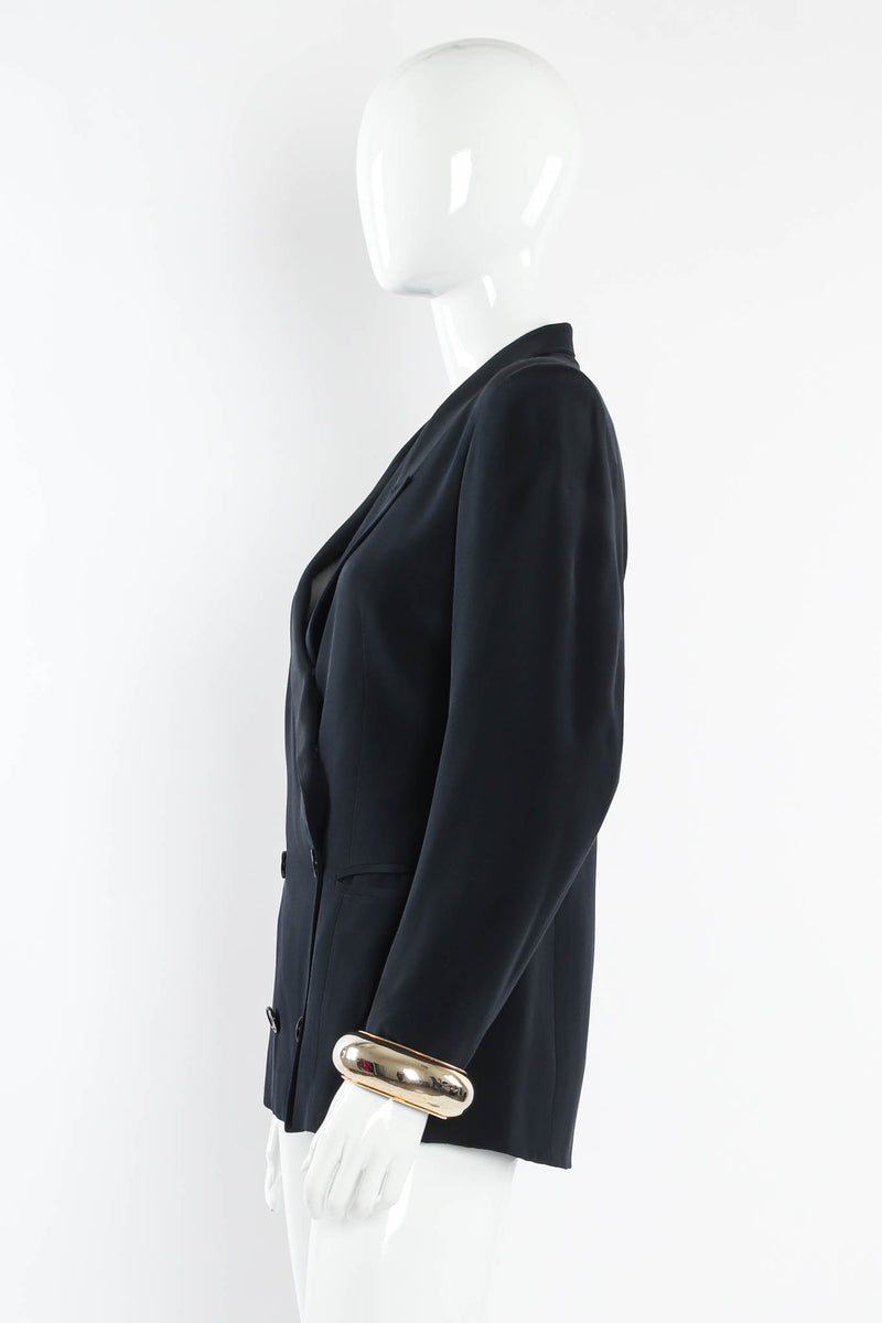 Vintage Gianfranco Ferre Bangle Cuff Blazer & Skirt Set mannequin side blazer @ Recess Los Angeles