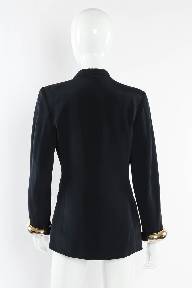 Vintage Gianfranco Ferre Bangle Cuff Blazer & Skirt Set mannequin back blazer @ Recess Los Angeles