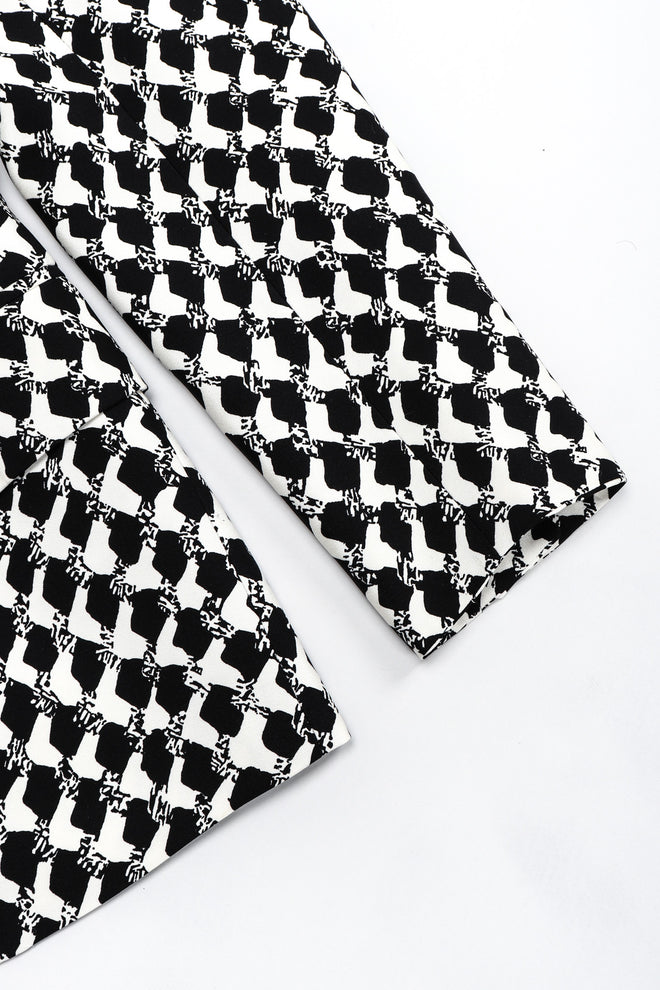 Recess Los Angeles Vintage Gianfranco Ferre Graphic Black And White Double Breasted Jacket Double Pleat Pants 