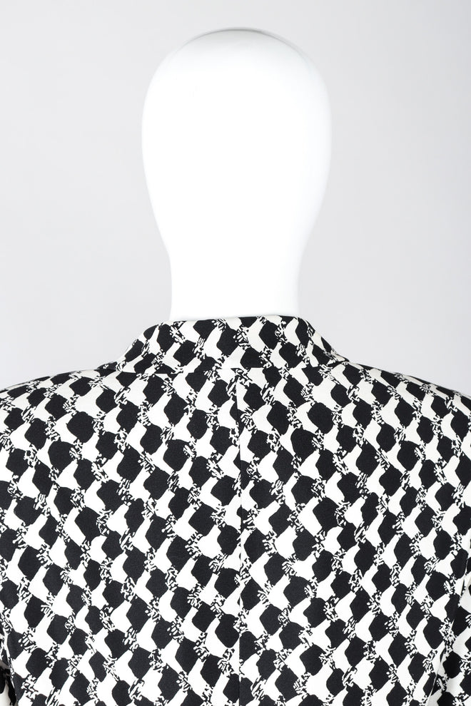 Recess Los Angeles Vintage Gianfranco Ferre Graphic Black And White Double Breasted Jacket Double Pleat Pants 