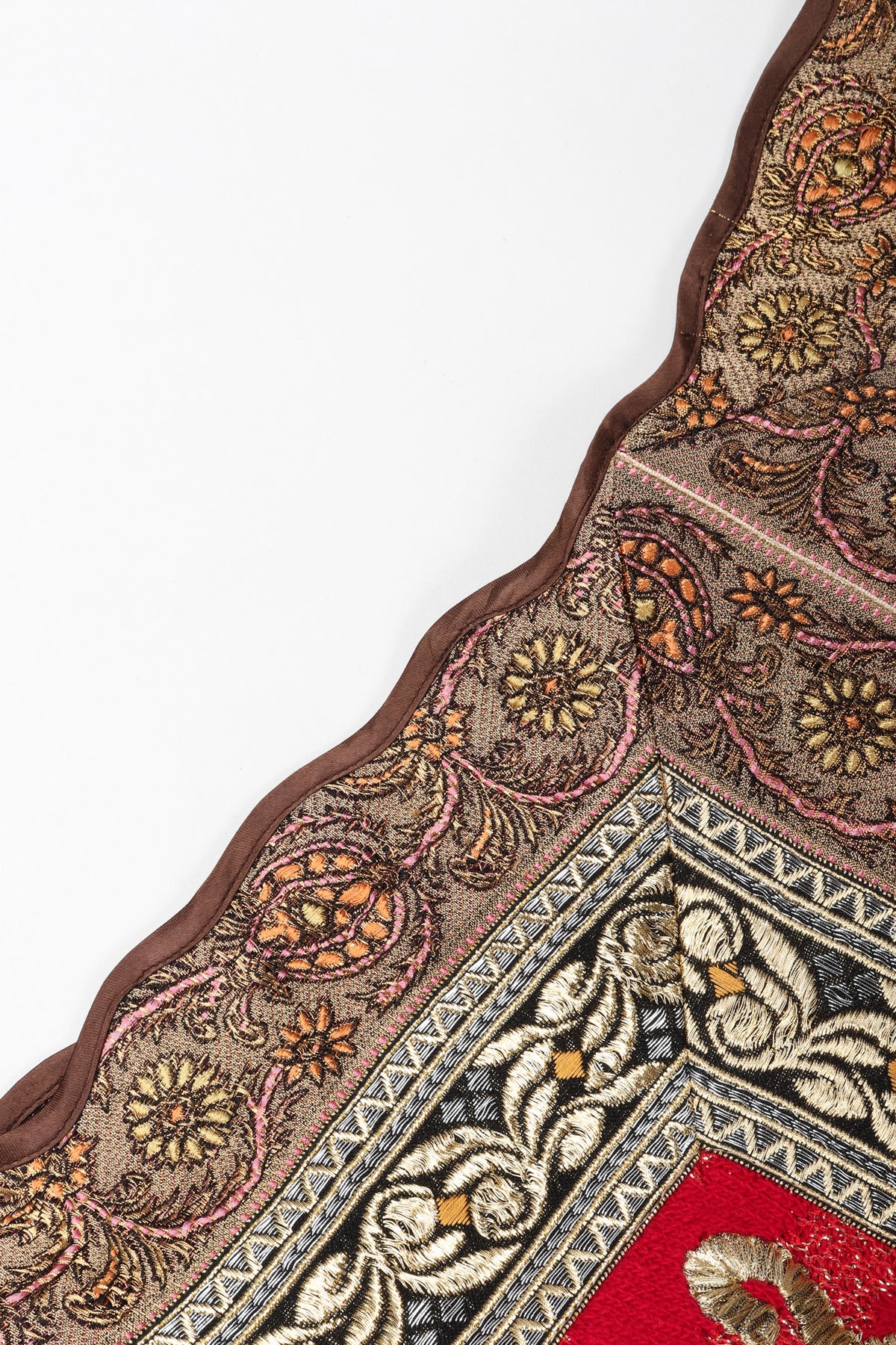 Vintage Gianfranco Ferre Off-The-Shoulder Tiger Fur Brocade