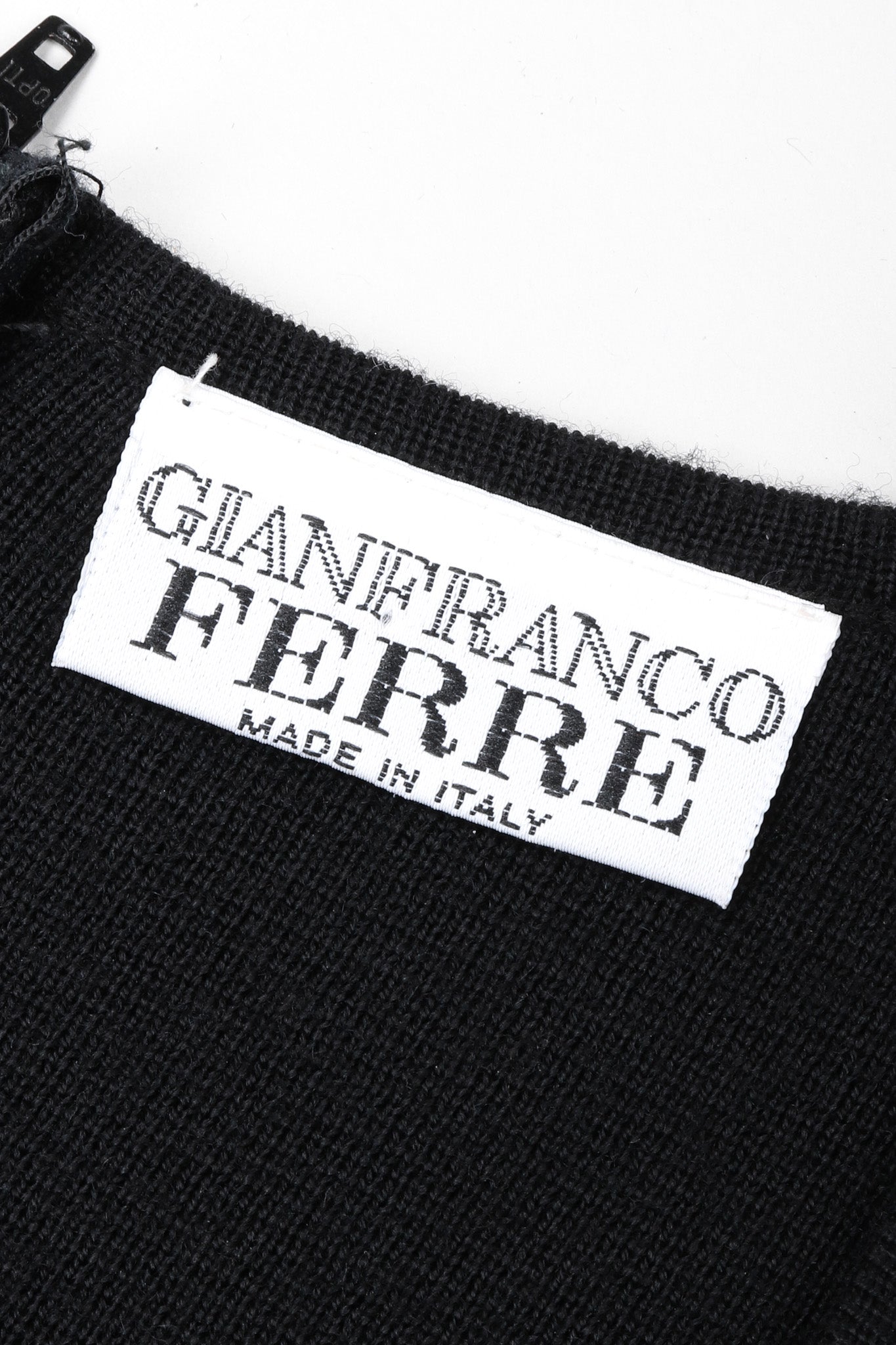 Recess Los Angeles Vintage Gianfranco Ferre Scoopneck Baroque Hip Bustle Top
