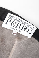 Recess Los Angeles Vintage Gianfranco Ferre Mesh Crystal Bead Fringe Gatsby Flapper Skirt