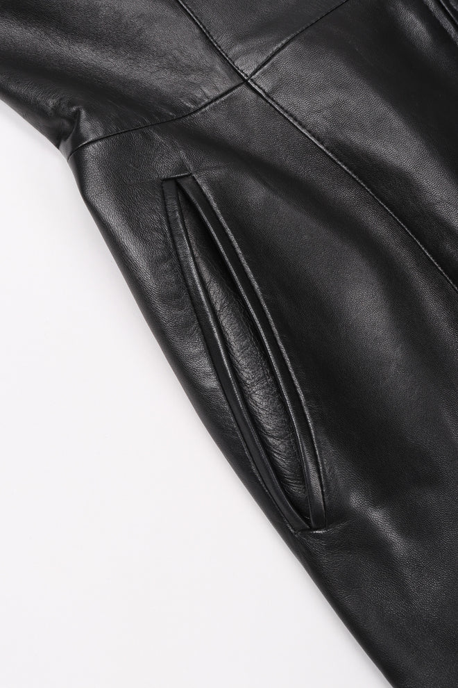 Recess Los Angeles Vintage Gianfranco Ferre Leather GoT Dragon Medallion Dress
