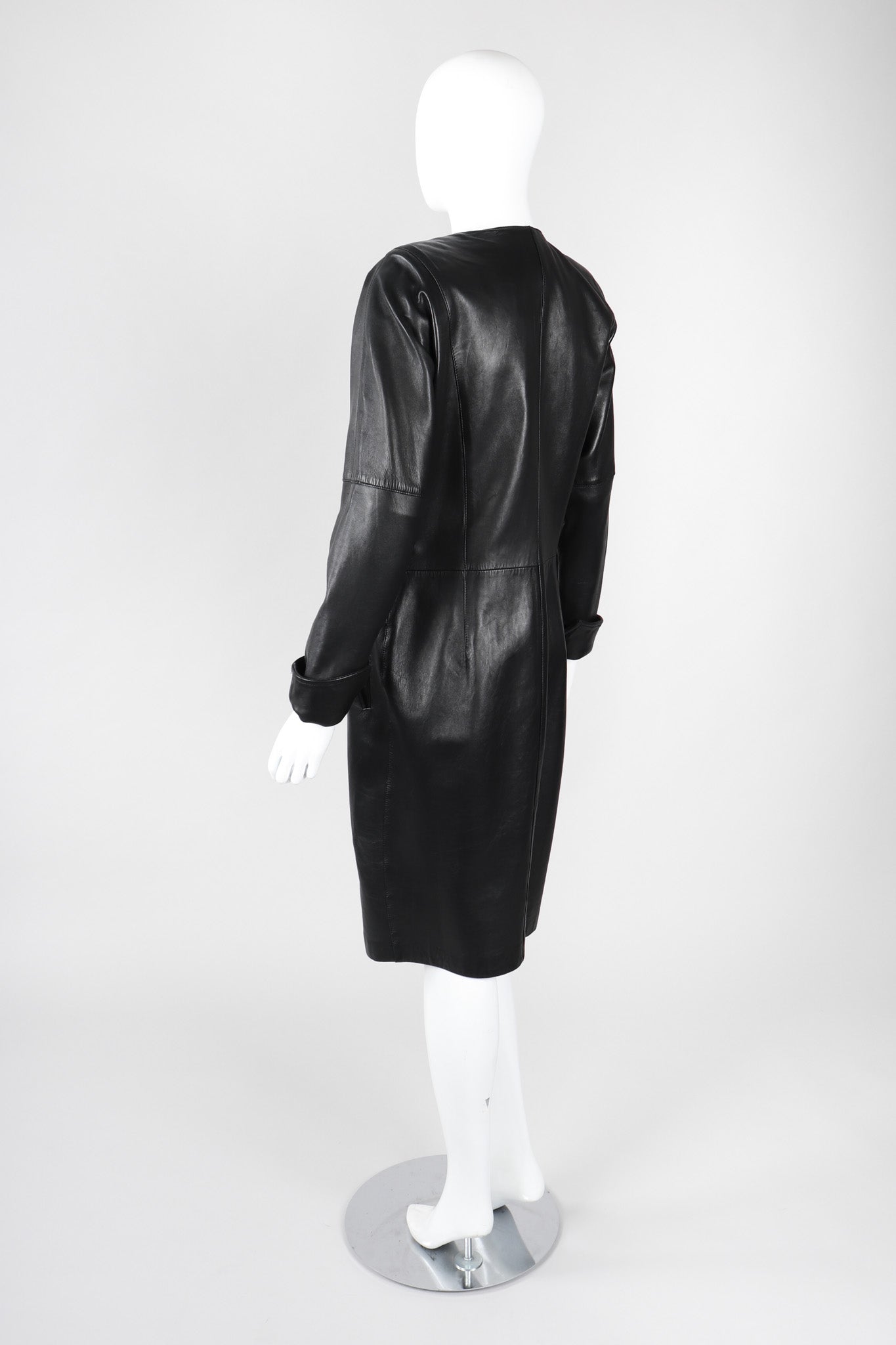Recess Los Angeles Vintage Gianfranco Ferre Leather GoT Dragon Medallion Dress