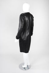 Recess Los Angeles Vintage Gianfranco Ferre Leather GoT Dragon Medallion Dress