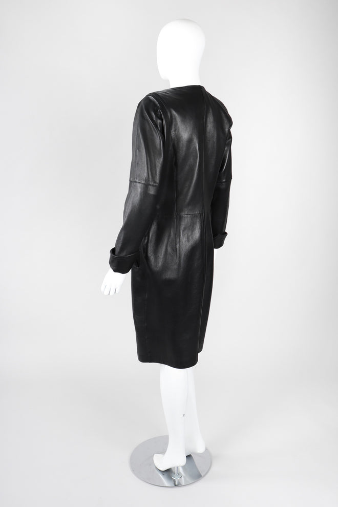 Recess Los Angeles Vintage Gianfranco Ferre Leather GoT Dragon Medallion Dress
