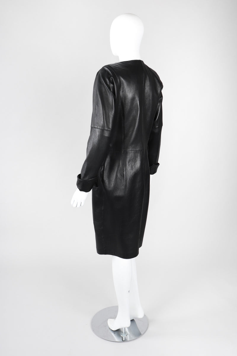 Recess Los Angeles Vintage Gianfranco Ferre Leather GoT Dragon Medallion Dress