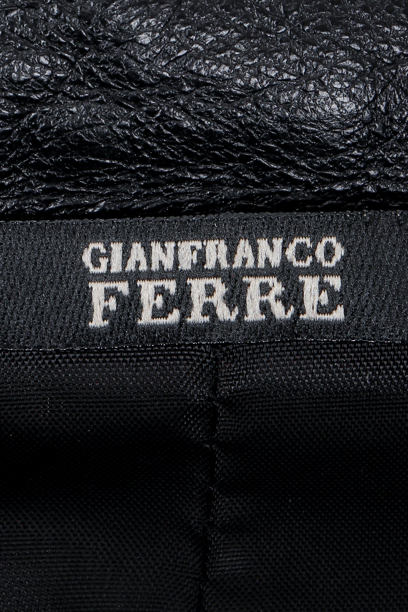 Vintage Gianfranco Ferre Label detail