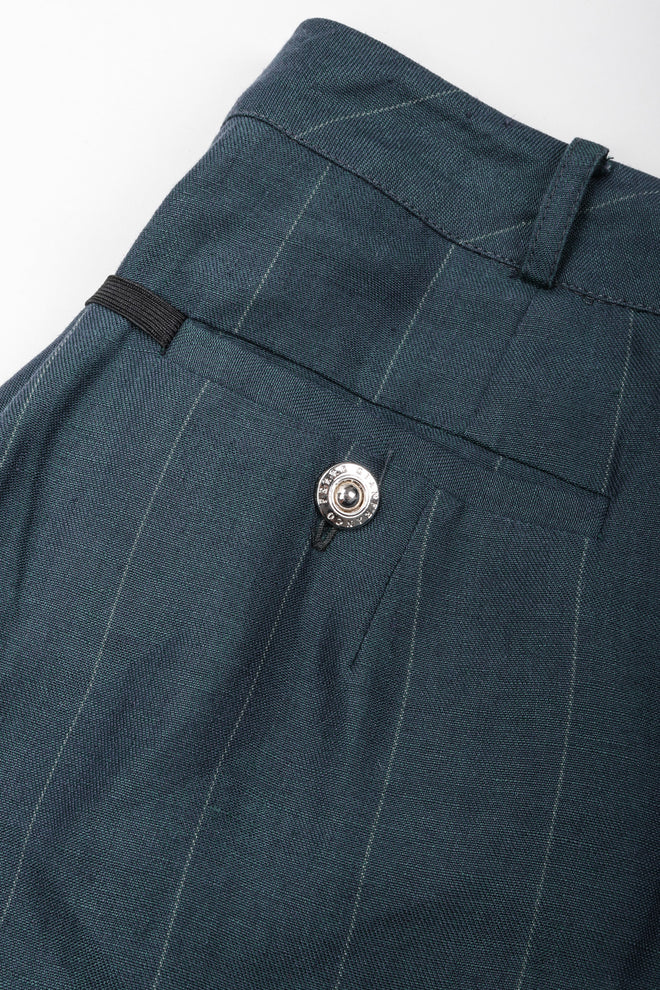 Recess Los Angeles Vintage Gianfranco Ferre Asymmetrical Wrap Trouser Skirt
