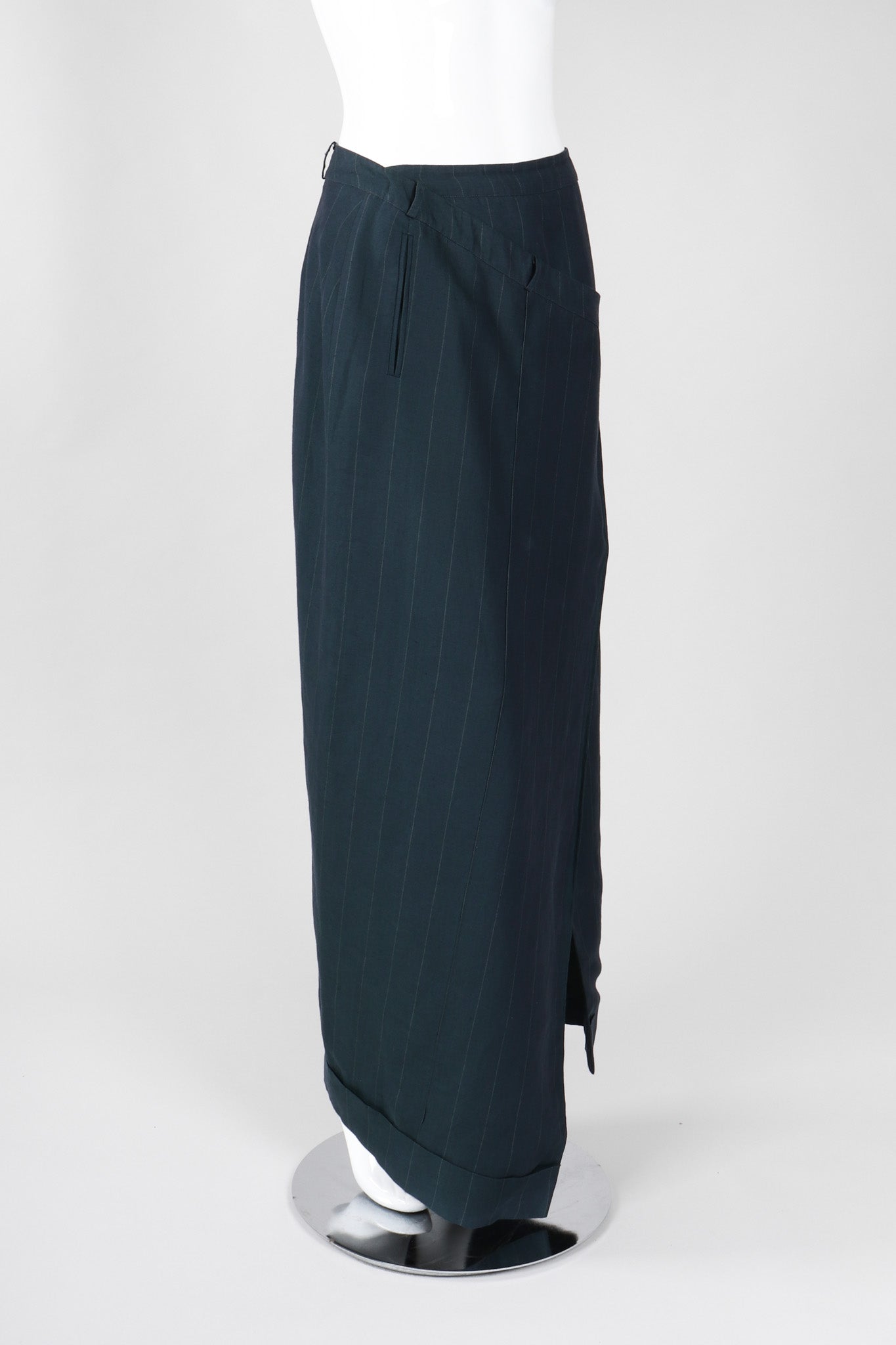 Recess Los Angeles Vintage Gianfranco Ferre Asymmetrical Wrap Trouser Skirt