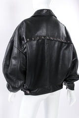 Leather Bomber Jacket