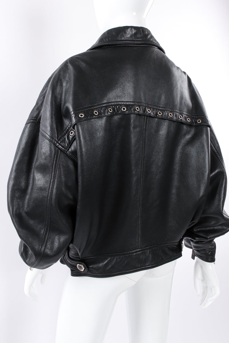 Vintage Gianni Versace Buttery Leather Bomber Jacket – Recess