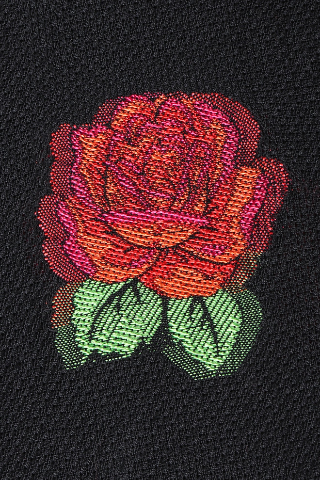 Recess Los Angeles Vintage Gianni Versace 90s Mens Colorblock Brocade Rose Shirt