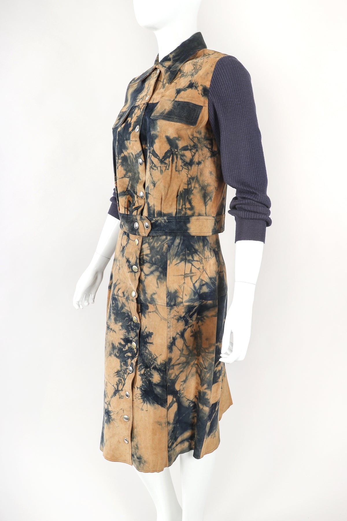 Suede skirt dye outlet