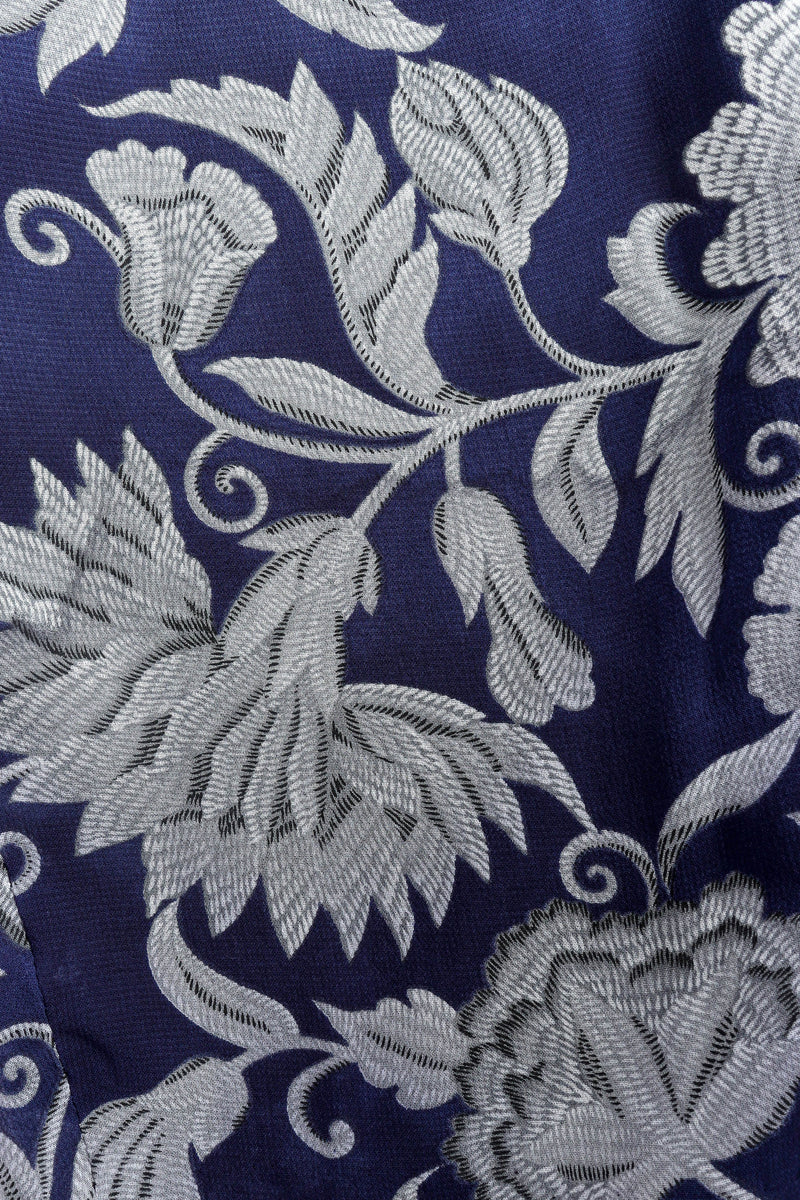Vintage Giorgio Armani Floral Drape Pant print close up @ Recess LA