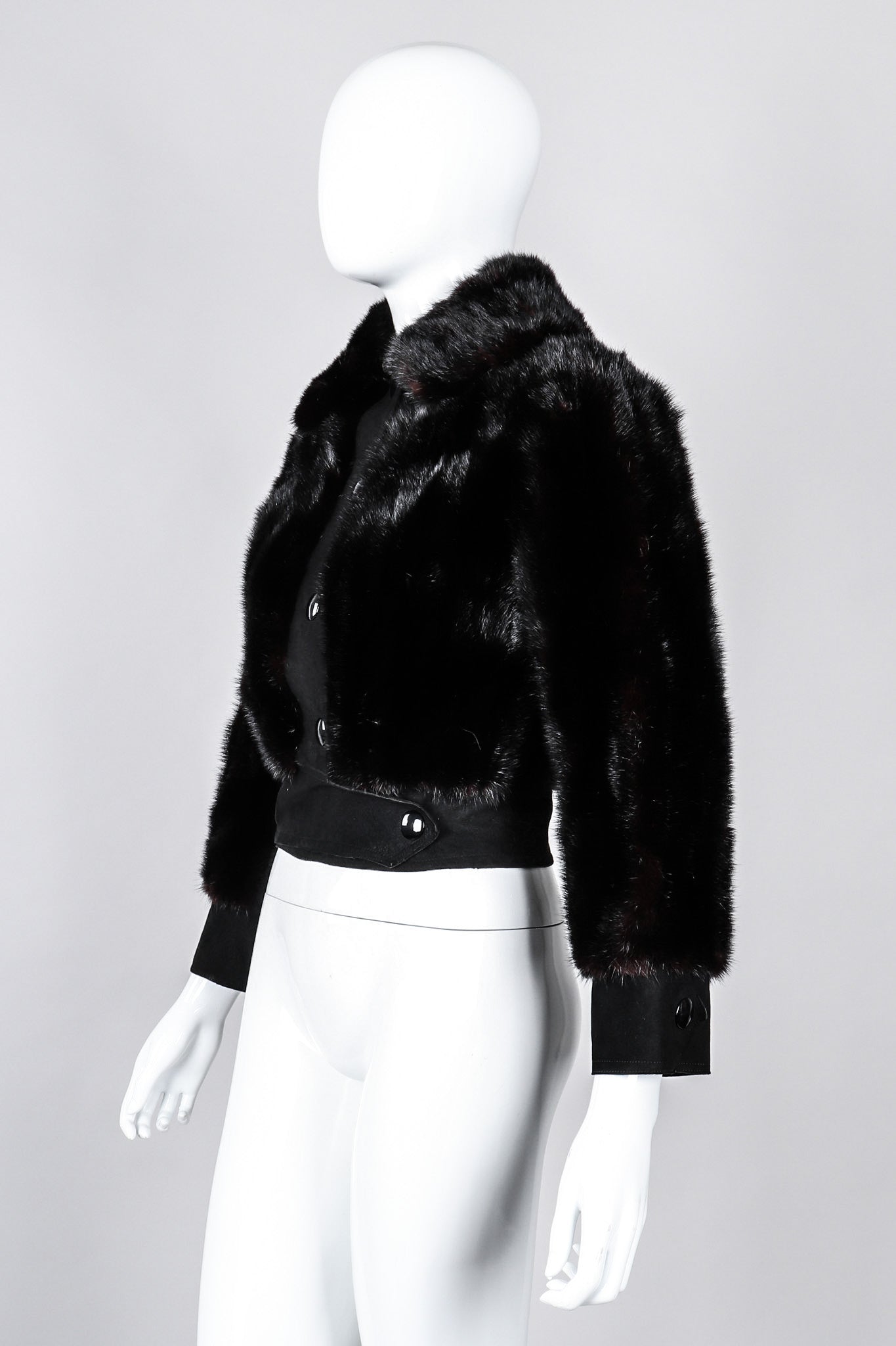 Recess Los Angeles Vintage Fred Hayman Giorgio Beverly Hills Mink Fur Short Jacket
