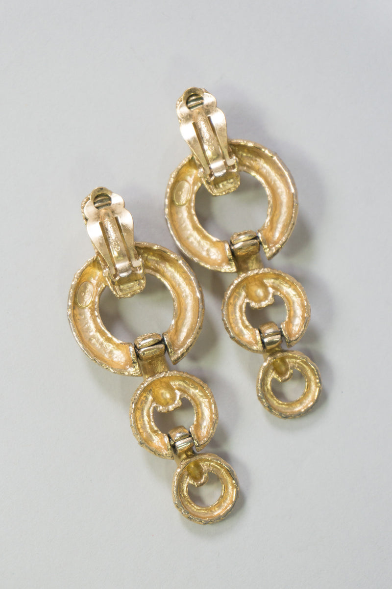 Givenchy Gold Rolo Chain Drop Earring