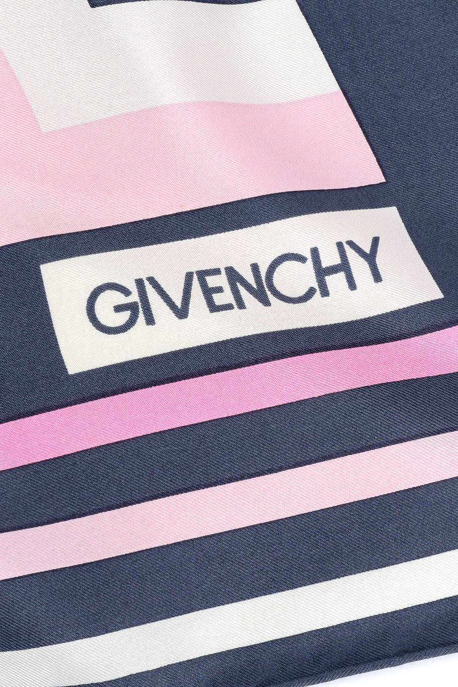 Square shapes print scarf by Givenchy Photo of Designer label. @recessla
